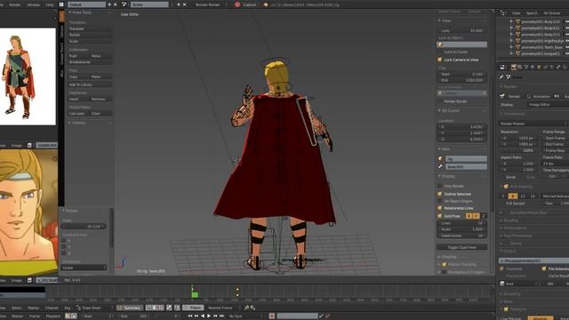 New rig test (Pitchipoy) in Blender 2.72 "Prometheus" смотреть онлайн