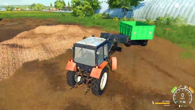 Farming Simulator 2019. Agromash. Buying animals; work at the pig farm. Episode 4 смотреть онлайн