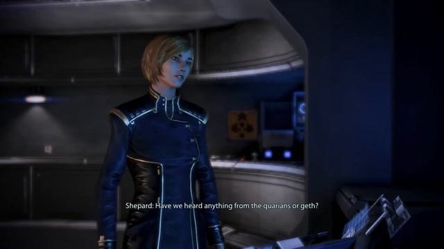 Mass Effect 3 walkthrough part 44 - Diana Allers interview on curing the Genophage смотреть онлайн