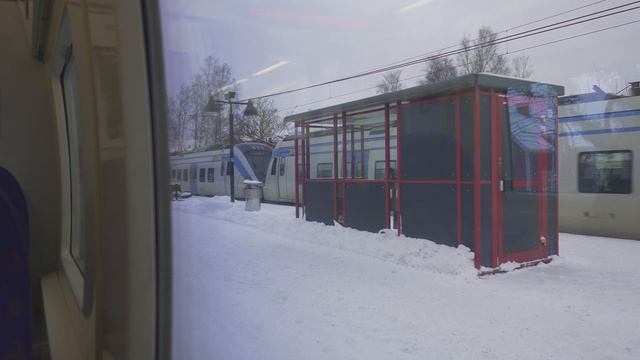 Sweden, Stockholm, Train Ride From Tumba To Södertälje Centrum + 5 Min Walk