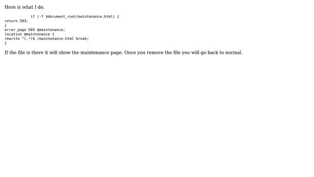 DevOps & SysAdmins: Maintenance page on nginx, best practices (3 Solutions!!) смотреть онлайн