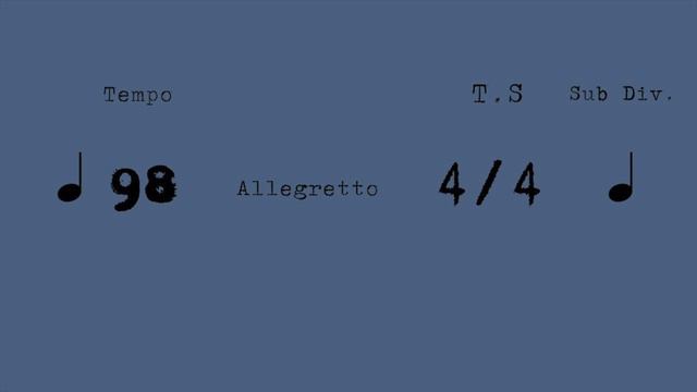 METRONOME - 98 BPM ALLEGRETTO смотреть онлайн