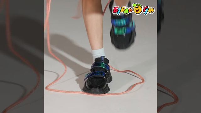 Кроссовки Barbaris школьные на липучках черные смотреть онлайн