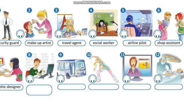 EXCEL 8 for Kaz M9a / Ex.7 (a) p.101 / JOBS / Listen & Repeat смотреть онлайн