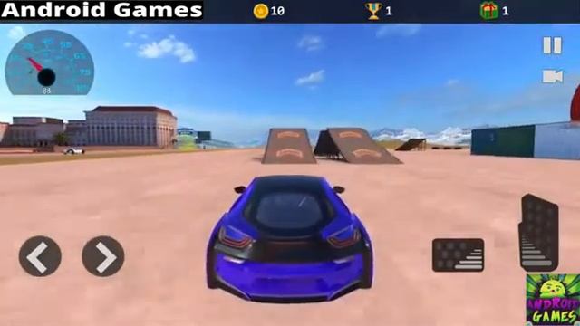 Crazy Car Driving City Stunts i8 Car Simulator Game [Android Games] смотреть онлайн