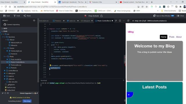 Vitejs using Typescript # 10 смотреть онлайн