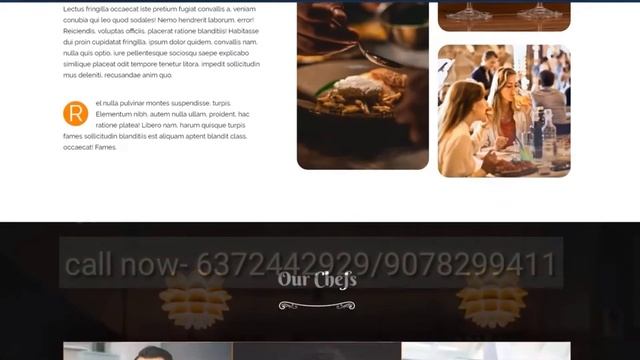 Restaurant wordpress website design and development смотреть онлайн