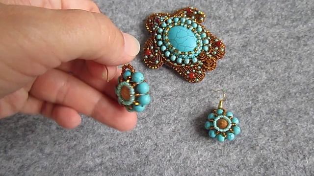 Серьги с бирюзой смотреть онлайн