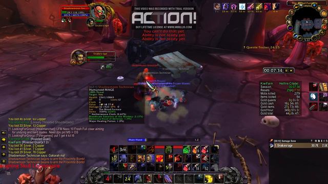 WotLK Classic - Protection warrior solos Blood Furnace - 350g/hr смотреть онлайн