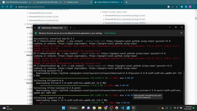Easy AI on Windows ? How to set up the Coral USB Accelerator ? смотреть онлайн