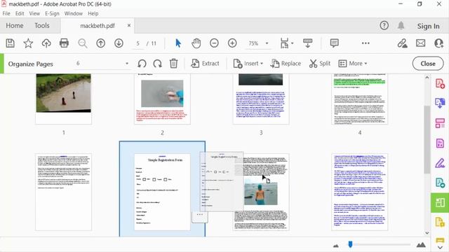 How to reverse or rearrange page order in pdf using Adobe Acrobat Pro DC смотреть онлайн