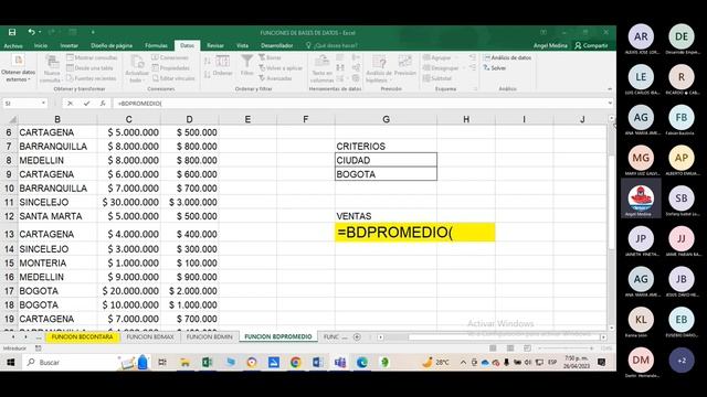 CLASE DEL CURSO DE EXCEL INTERMEDIO FOSFEC ABRIL DE 2023 G2 OCTAVA SESIÓN 2023 04 26 смотреть онлайн