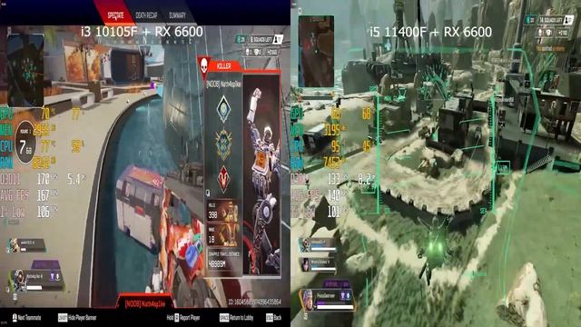 I3 10105F Vs I5 11400F ( RX 6600 ) 1080p Test In 19 Games - FPS Benchmark Test