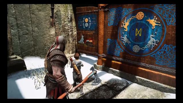 God of War: Atreus Explains Norse Mythology While A Shield Has A Seizure смотреть онлайн