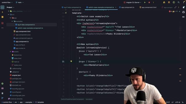 Angular control flow смотреть онлайн