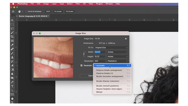 How to resize images in Adobe Photoshop смотреть онлайн