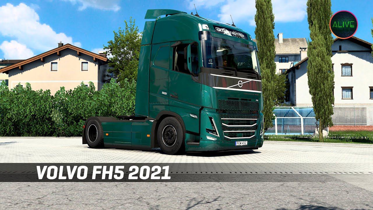 VOLVO FH5 2021 (KP TruckDesign) - ОБЗОР МОДА ДЛЯ #ETS2 1.44
