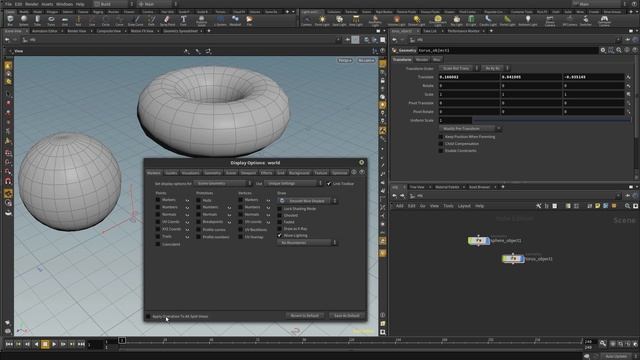 Урок 3 - Houdini 16.5 - Настройки окон проекции, контексты и узлы - CGScope смотреть онлайн