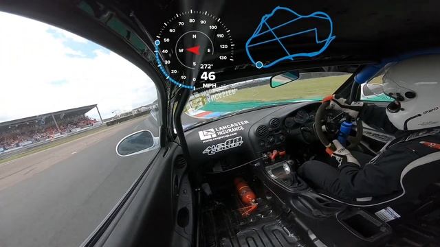 Hyundai Coupe Cup Thruxton 2019 Race One Alex Cursley With Lancaster Insurance