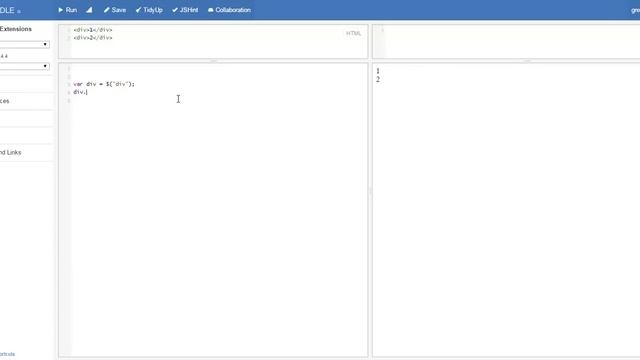 JavaScript Tutorial 1½ - Learning The Basics of jQuery | jsFiddle смотреть онлайн
