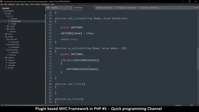 Plugin based PHP MVC Framework from scratch #5 | Basic concept | Quick programming tutorial смотреть онлайн