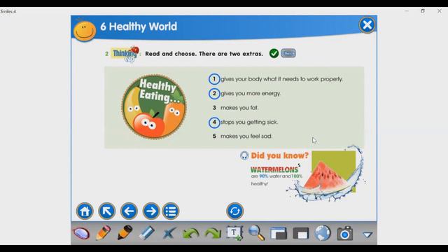 Smiles 4 Module 6 Lesson 1.Healthy bodies 1,2 смотреть онлайн