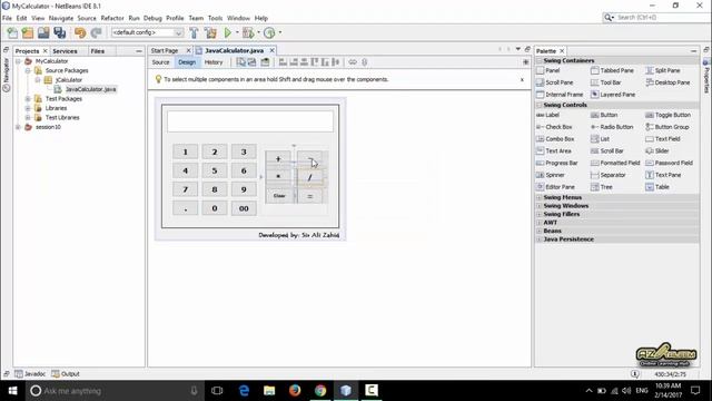 How to create Calculator in Java Part 3 смотреть онлайн