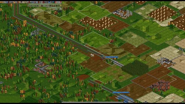 Open ttd №2 Строим новые станции. Учимся играть в Open Tycoon Transport Delyxe. смотреть онлайн