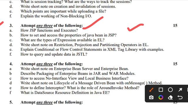 TYBSCIT SEM-V ||Enterprise Java||Imp Questions|| Oct 2022 || #mumbaiuniversity2022#TYBSC смотреть онлайн