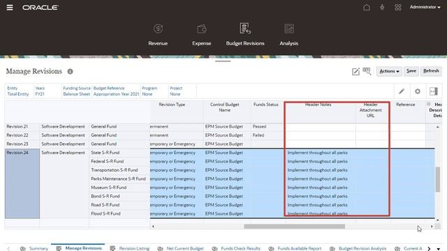 Creating Budget Revisions in EPM Planning Financials and Oracle ERP Cloud Budgetary Control смотреть онлайн