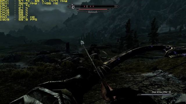 Skyrim - i3 4170 / GTX 950 1080p смотреть онлайн