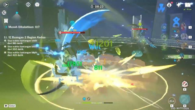 Genshin Impact - C2 Raiden Team & C0 Nilou Team vs Floor 12 : Spiral Abyss 3.6 смотреть онлайн