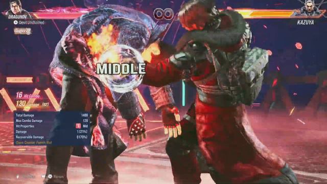Tekken 8 Dragunov Highest Damage Combos In Rage #tekken8 смотреть онлайн