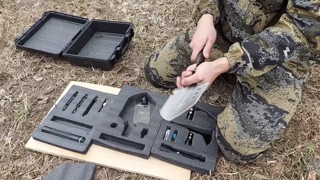 Обзор туристическая лопата, набор туриста смотреть онлайн