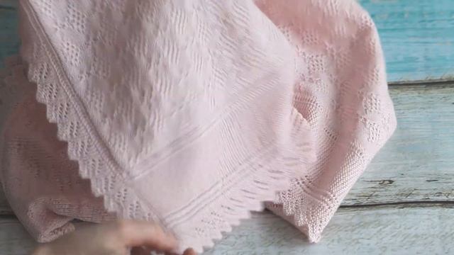Плед для малыша, Итальянская пряжа смотреть онлайн
