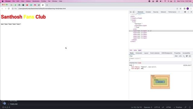 HTML Formatting (span, i, b ) смотреть онлайн