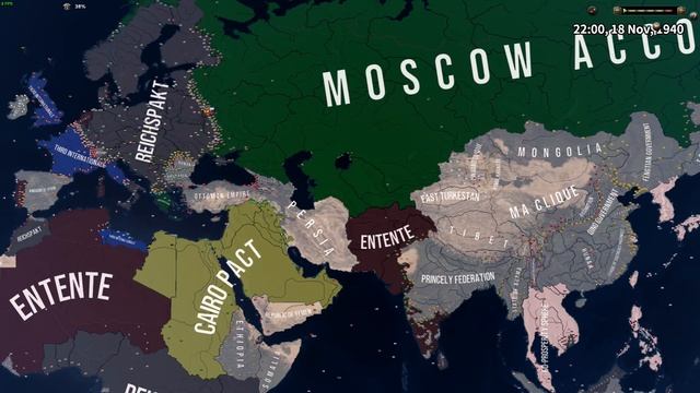 Operation Bagration - HOI4 Kaiserreich Timelapse смотреть онлайн