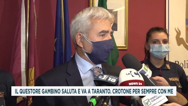 IL QUESTORE GAMBINO SALUTA E VA A TARANTO. CROTONE PER SEMPRE CON ME смотреть онлайн