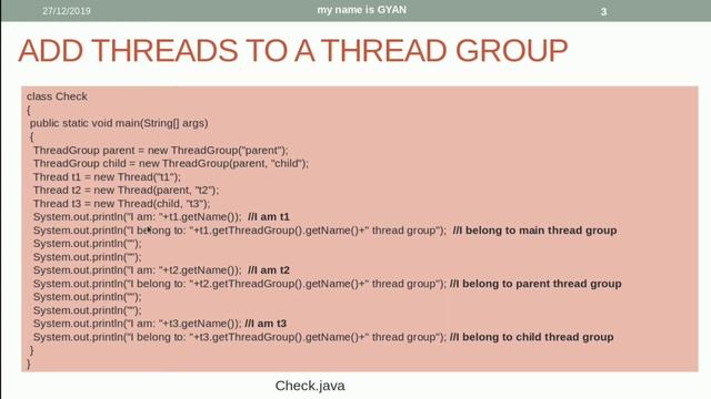 Multithreading in Java | #31 | Create a Thread Which Belongs to a Specific Thread Group смотреть онлайн