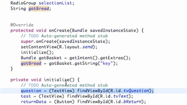 Android Application Development Tutorial - 48 - Recieving Bread String from Activity смотреть онлайн