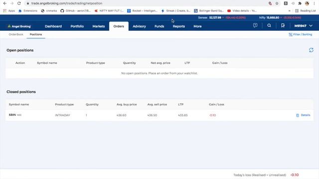 Order Place using Smart API of Angel Broking смотреть онлайн