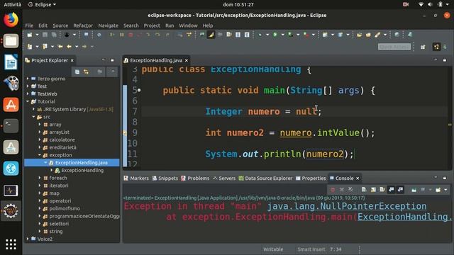 Java 25: NullPointer Exception смотреть онлайн