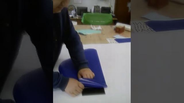 Изготовление адресной таблички. Клеим фон. смотреть онлайн