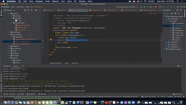 Project R AWS Photosite in Ruby on rails смотреть онлайн