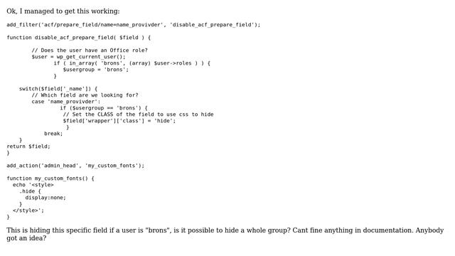 Wordpress: Autofill advanced custom field with user data смотреть онлайн