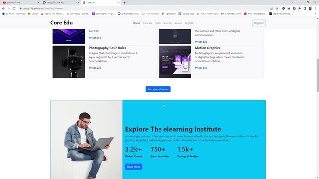 Complete HTML & Bootstrap Project For Beginner with GitHub Code | Md Rabby | HTML | CSS | Bootstrap смотреть онлайн