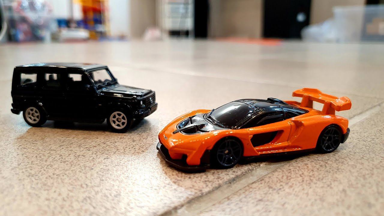 Гонка HOT WHEELS Mercedes Gelandewagen против Mclaren Senna
