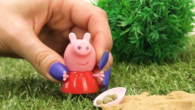 Детские игрушки - Свинка Пеппа выращивает цветы смотреть онлайн