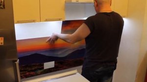 Монтаж пластикового фартука