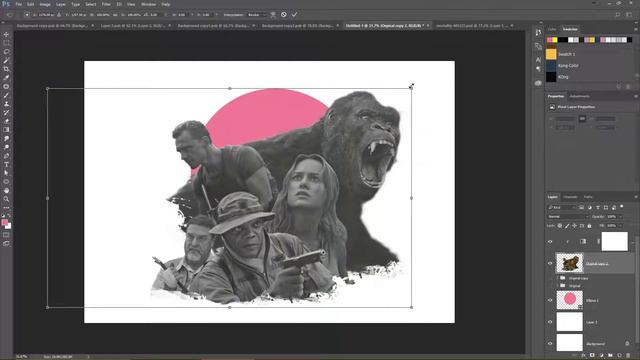 Kong Skull island | Movie Poster Design смотреть онлайн